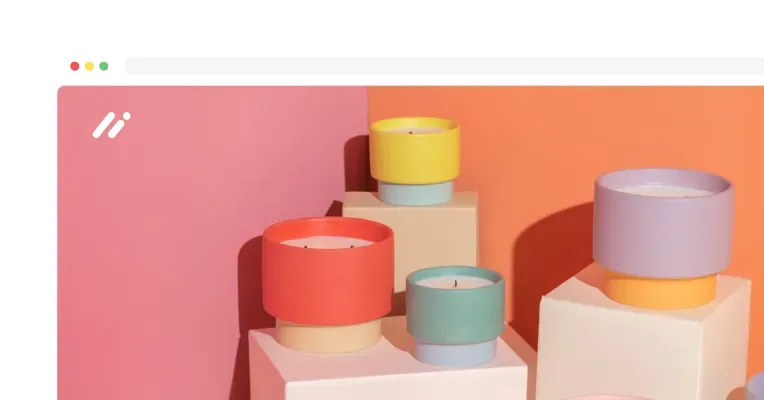 Site web d’une marque de bougies