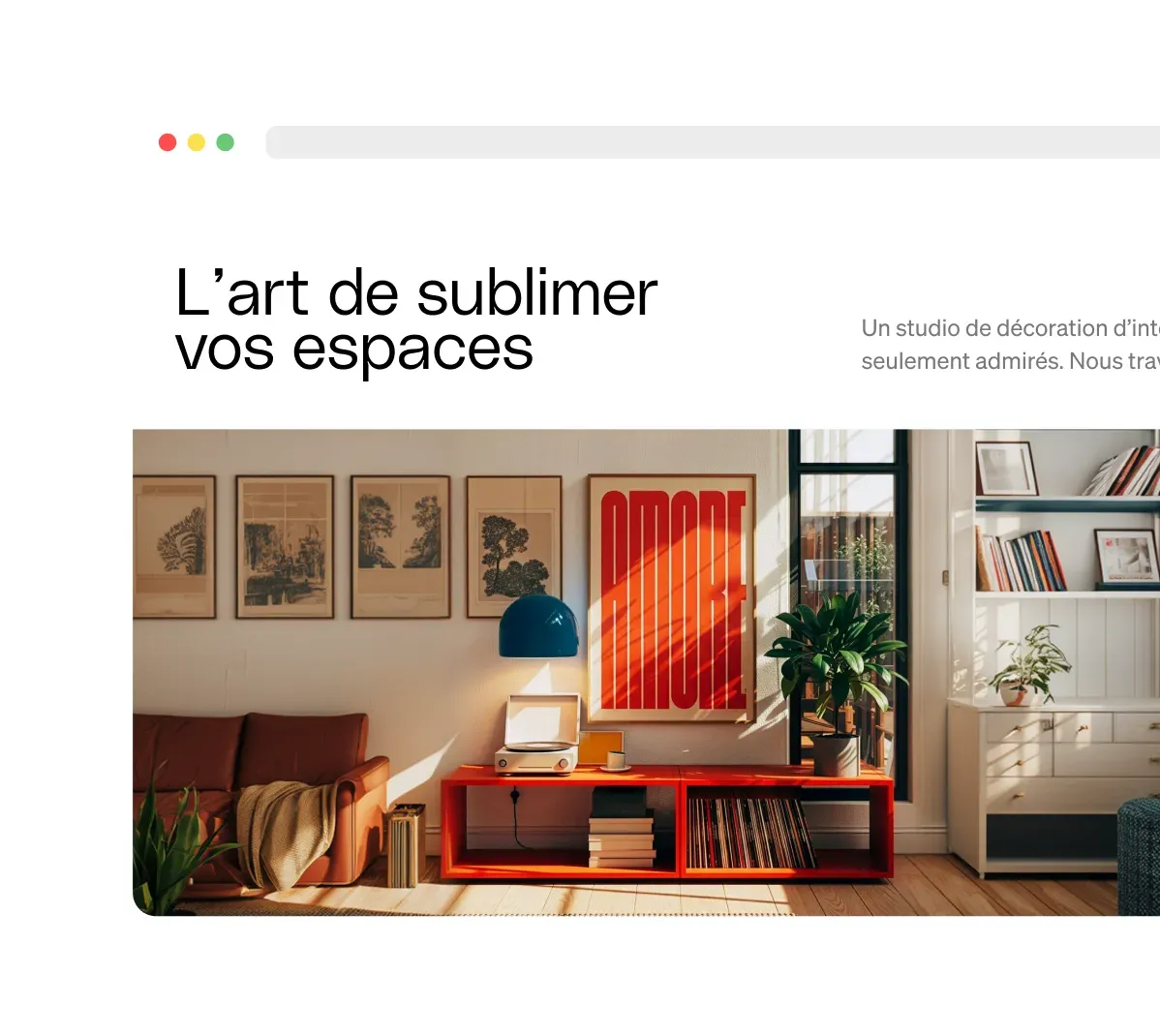 Un style cohérent avec votre univers