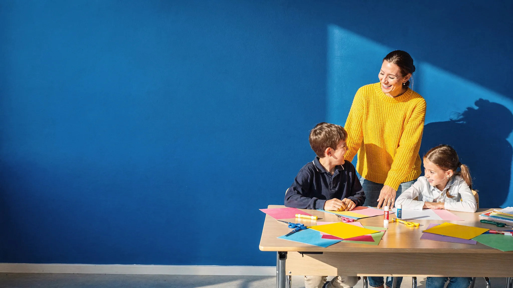 École : une scène du métier, en plein soleil