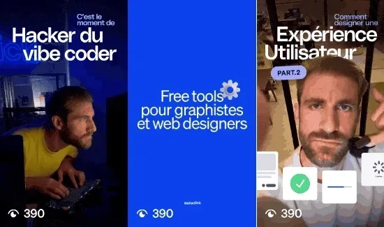 Animation illustrant la stratégie réseaux sociaux d'Eazyclick