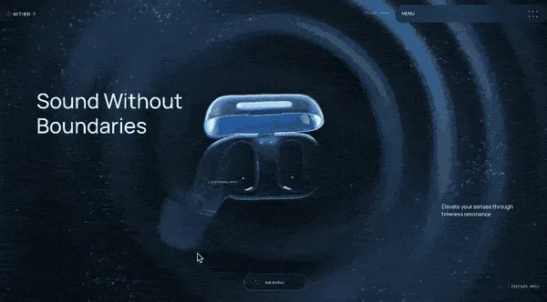 Animation d'un site web piloté par la conversation