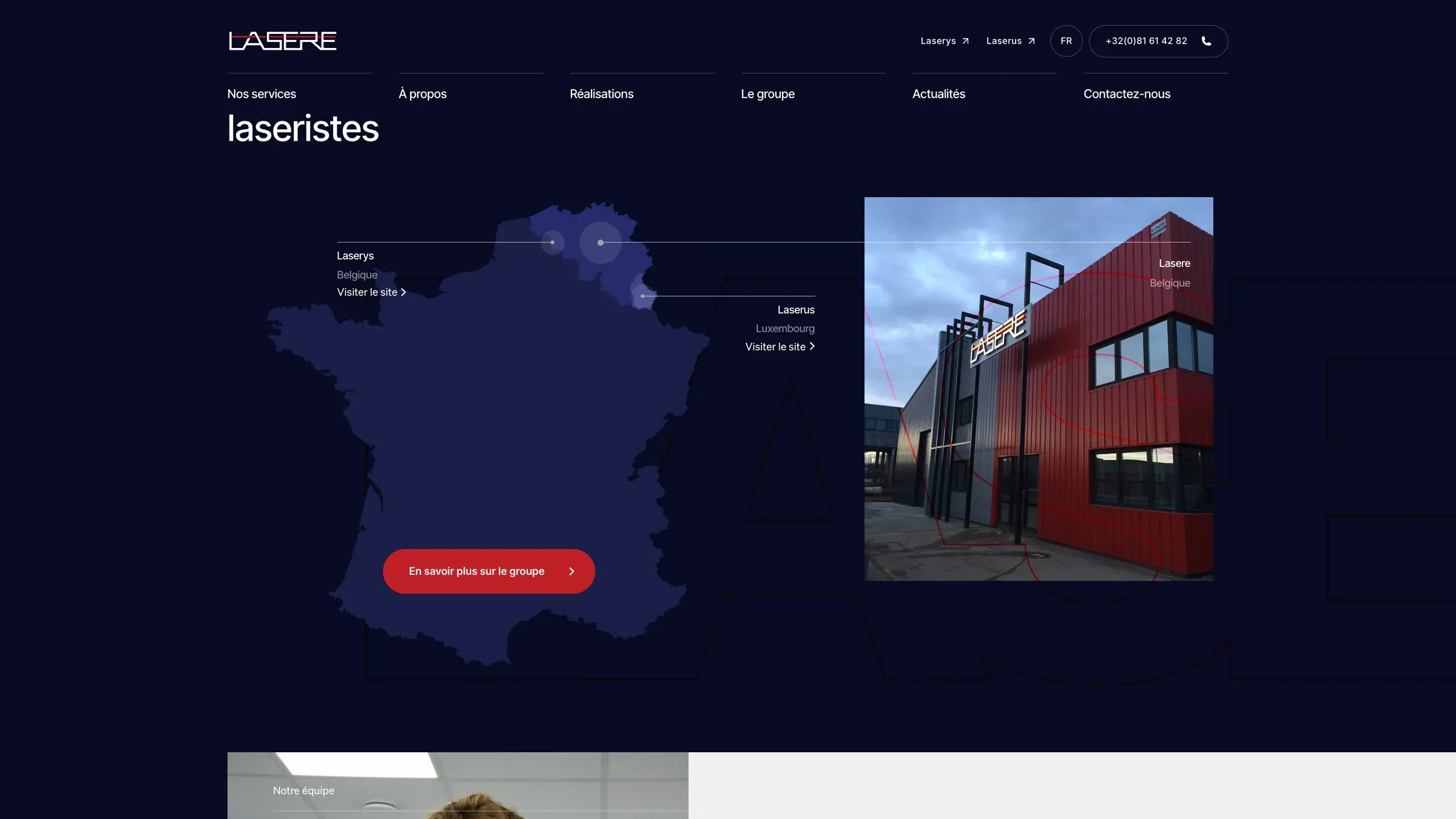 Une section du site de Lasere (2)
