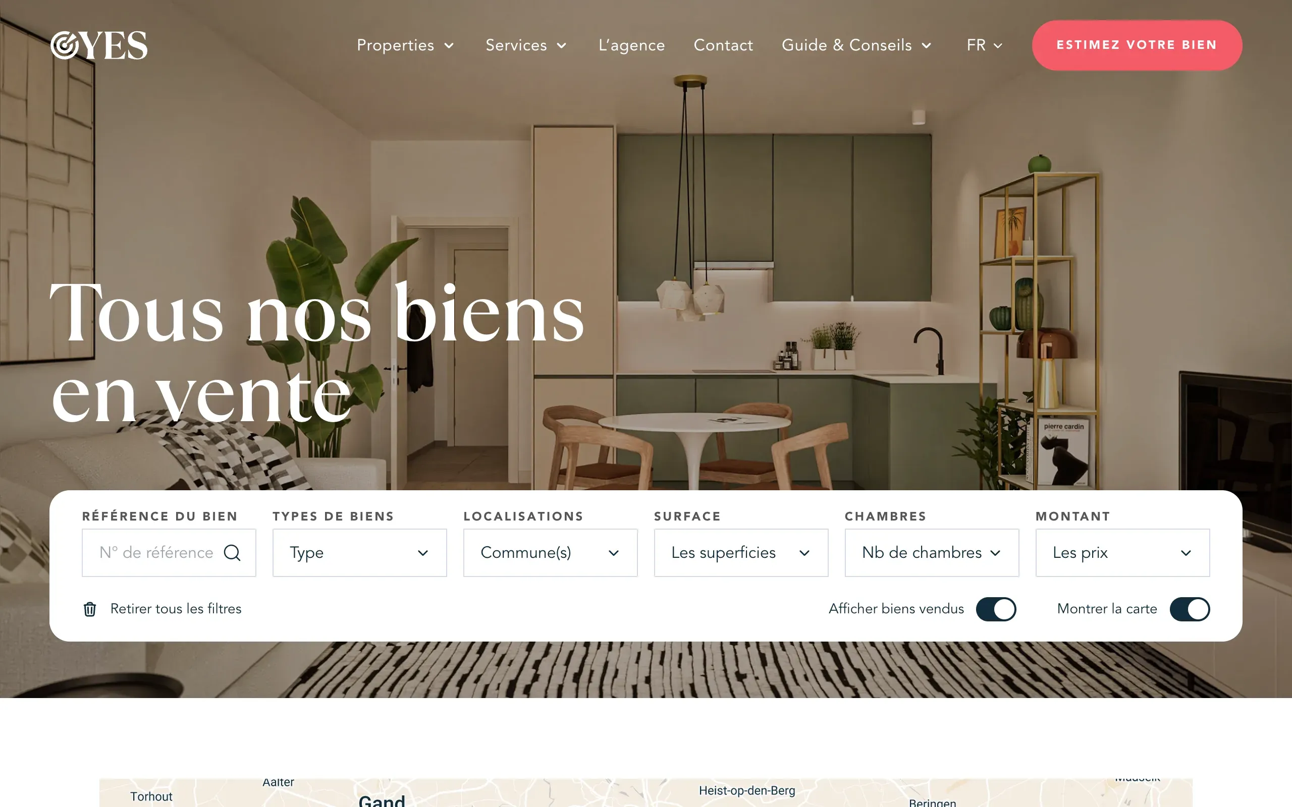 Les biens à vendre de YES Properties